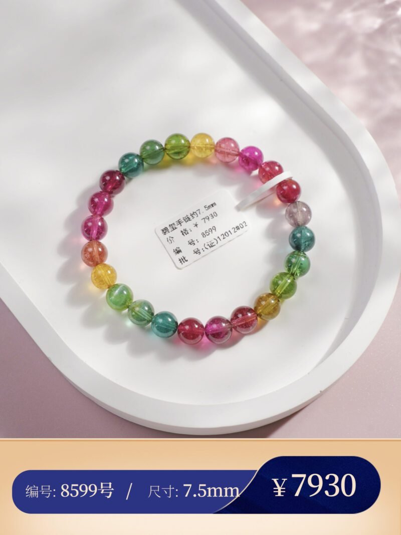 【荧光碧玺合集A8】甜美鲜艳多巴胺配色 蕞不挑光线的碧玺 猫小姐 - 图片 35