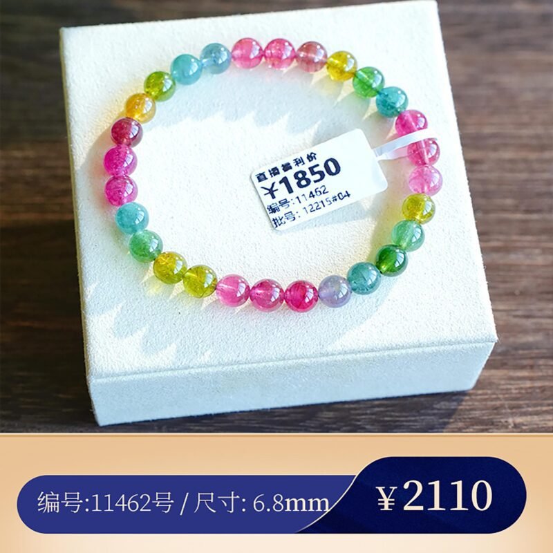 【荧光碧玺合集A8】甜美鲜艳多巴胺配色 蕞不挑光线的碧玺 猫小姐 - 图片 30