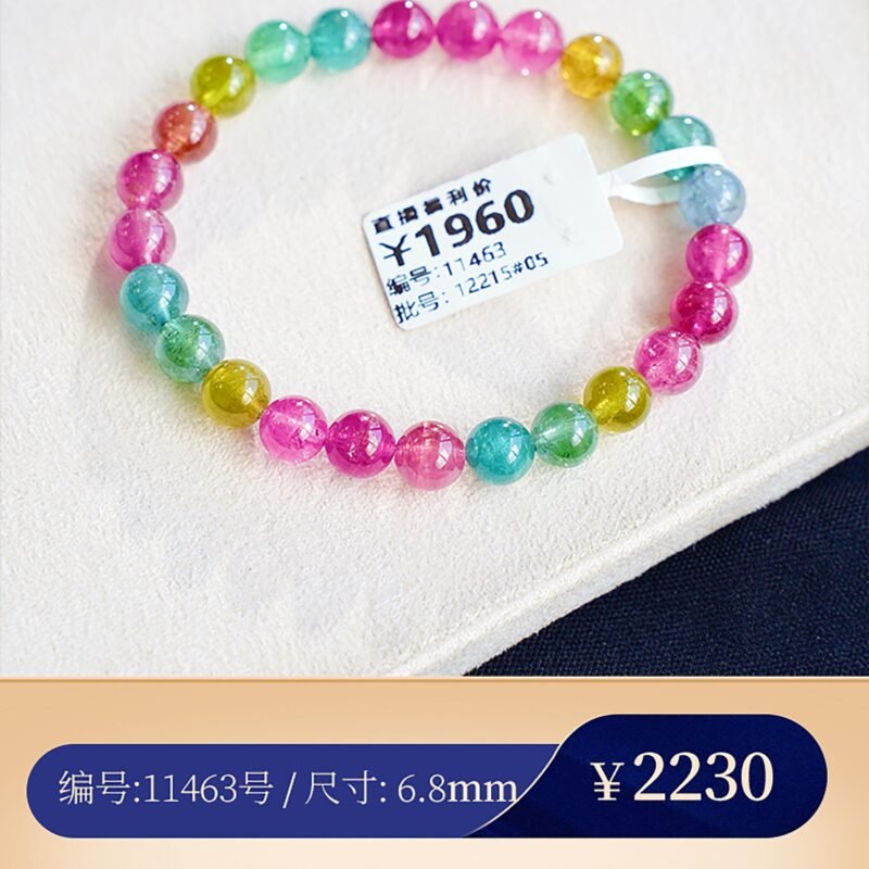 【荧光碧玺合集A8】甜美鲜艳多巴胺配色 蕞不挑光线的碧玺 猫小姐 - 图片 31
