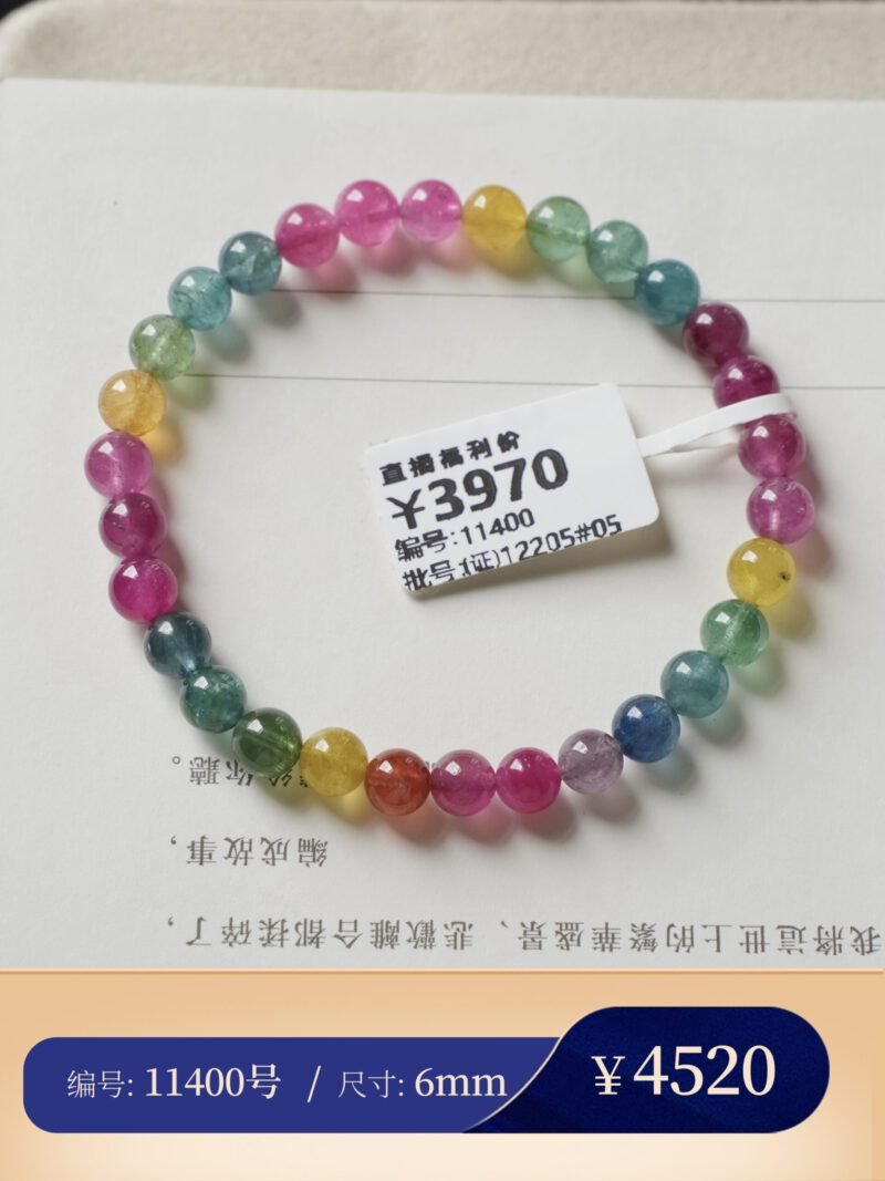 【荧光碧玺合集A8】甜美鲜艳多巴胺配色 蕞不挑光线的碧玺 猫小姐 - 图片 25