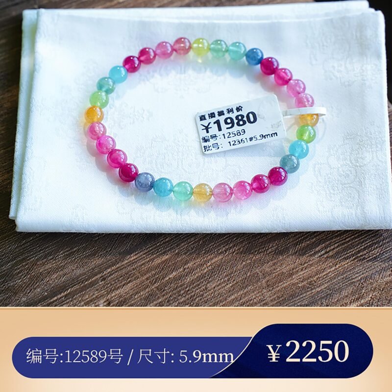 【荧光碧玺合集A8】甜美鲜艳多巴胺配色 蕞不挑光线的碧玺 猫小姐 - 图片 22